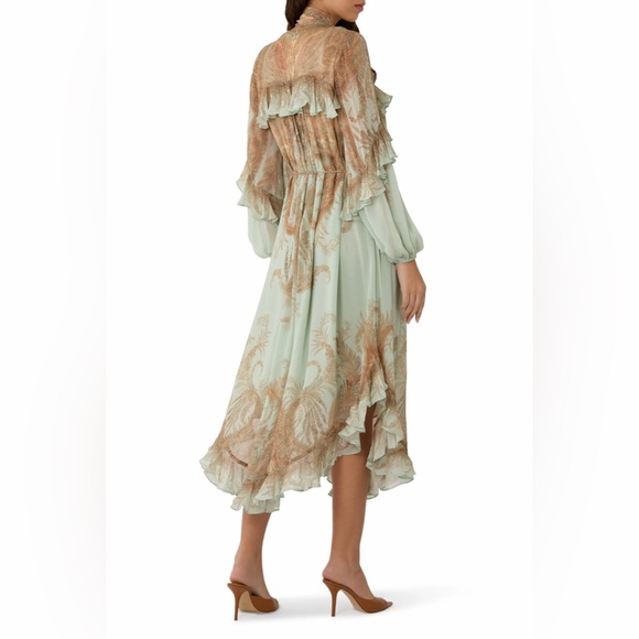 Zimmermann Memento Flutter Midi Dress - Picture 6 of 11